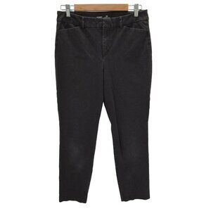 Old Navy Pixie High Rise Secret Slim Pockets Gray Skinny Pants Womens Sz 10